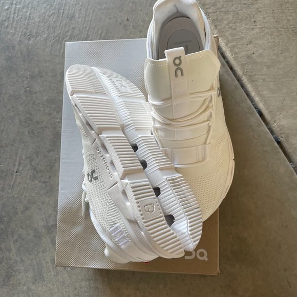 On Cloudnova in All White Size 9 US New In Box